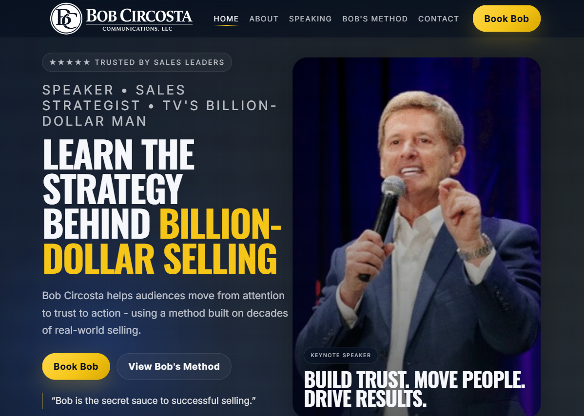 Bob Circosta Homepage
